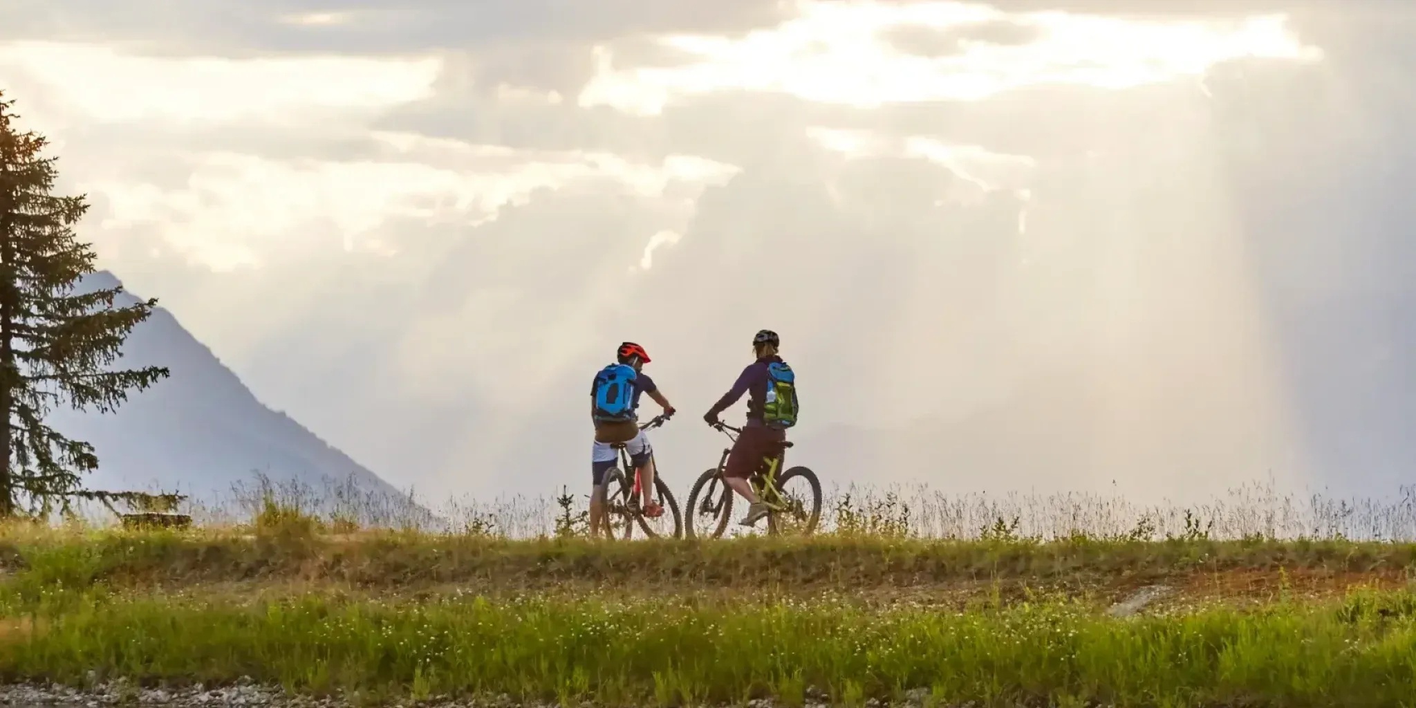 Cycling tour in the mountains of Mongolia